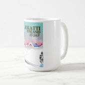Skipposter Vuokatti Finnland Kaffeetasse (VorderseiteRechts)