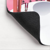 Skipposter Vuokatti Finnland Mousepad (Ecke)