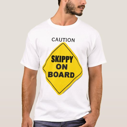 skippy an Bord T-Shirt (Vorderseite)