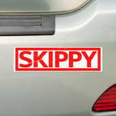 Skippy-Briefmarke Autoaufkleber (Auf Auto)
