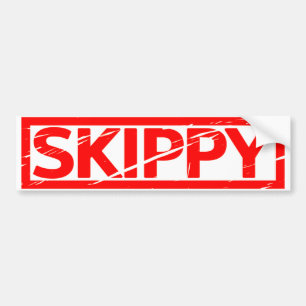 Skippy Briefmarke Autoaufkleber