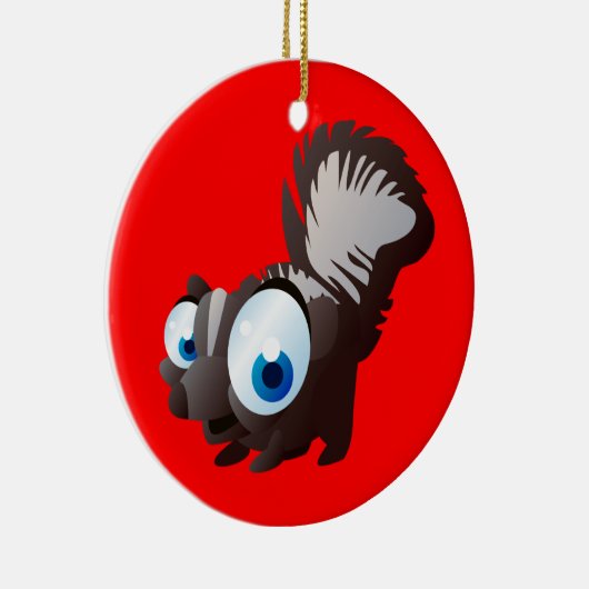 Skippy das Stinktier Keramik Ornament (Rechts)