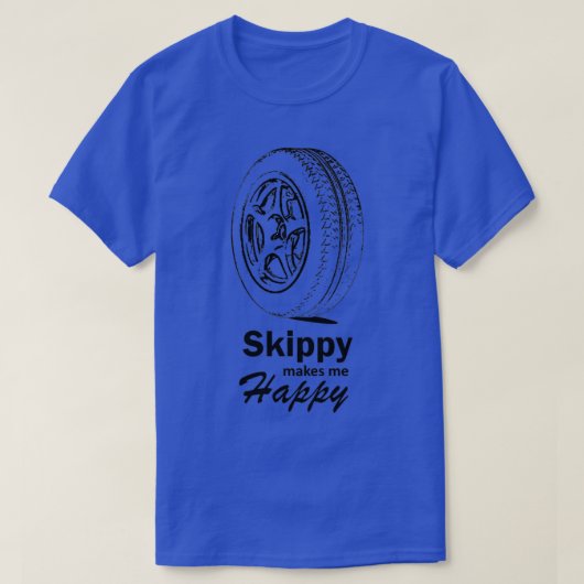 Skippy freut mich T-Shirt (Design vorne)