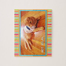 Skippy the Wonder Cat Colorful Niedlich Jigsaw Puz Puzzle