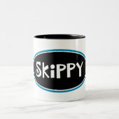 SKIPPY Zwei-Tone-KAFFEE-TASSE Zweifarbige Tasse (Mittel)