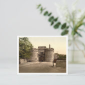 Skipton Castle Gateway, Yorkshire, England Postkarte (Stehend Vorderseite)