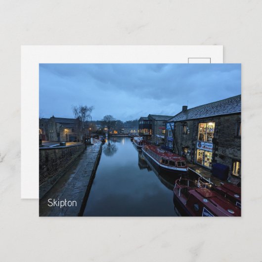 Skipton Town Postkarte (Vorne/Hinten)