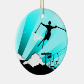 Skipulverspur Keramik Ornament (Rechts)