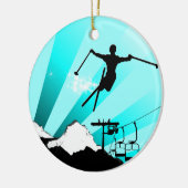 Skipulverspur Keramik Ornament (Links)