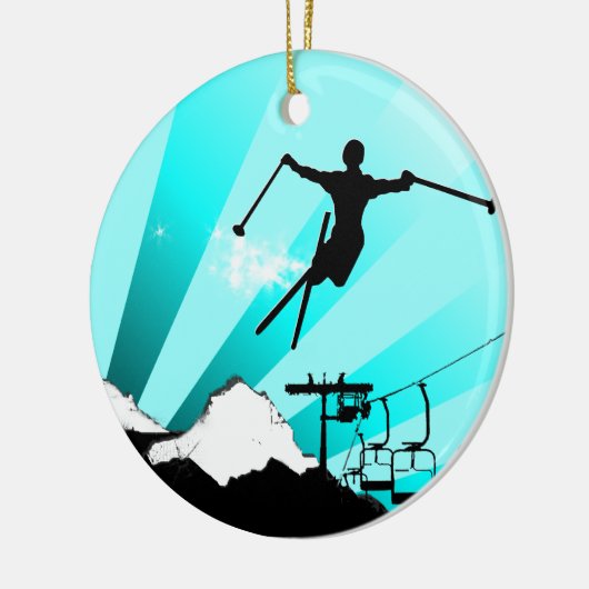 Skipulverspur Keramik Ornament (Links)