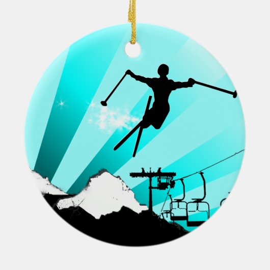 Skipulverspur Keramik Ornament (Hinten)