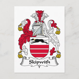 Skipwith-Familienwappen Postkarte