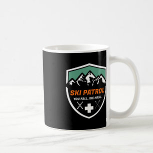Skiraum du Fall Wir Haul Skier Assistenz Skipass Kaffeetasse