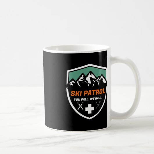 Skiraum du Fall Wir Haul Skier Assistenz Skipass Kaffeetasse (Rechts)