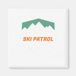 Skiraum Sie fallen wir Haul Skier Istance Skifahre Magnet