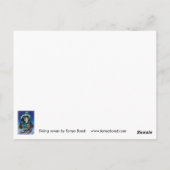Skiraven Postkarte (Rückseite)