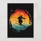 SKIRETRO VINTAG POSTKARTE (Vorderseite)