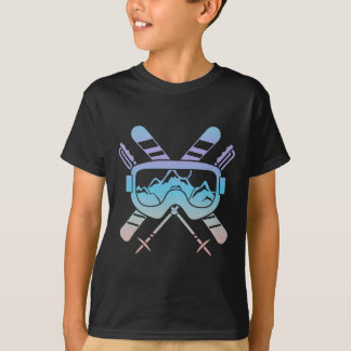Skis, Alpinskifahren, _8 T-Shirt