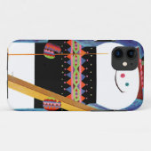 Skis für Schneemann Case-Mate iPhone Hülle (Rückseite (Horizontal))