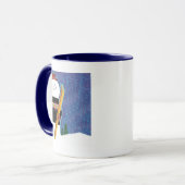 Skis für Schneemann Tasse (Vorderseite Links)