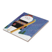 Skis für Snowman Fliese (Seite)