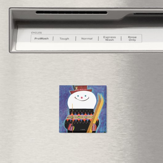 Skis für Snowman Magnet (In Situ (Geschirrspüler))