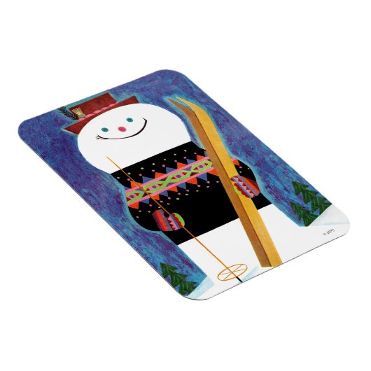 Skis für Snowman Magnet (Rechte Seite)