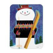 Skis für Snowman Magnet (Vertikal)