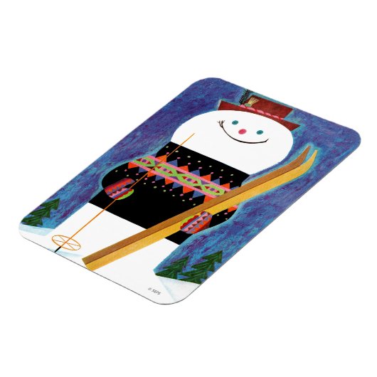 Skis für Snowman Magnet (Linke Seite)