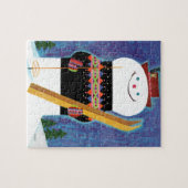 Skis für Snowman Puzzle (Horizontal)