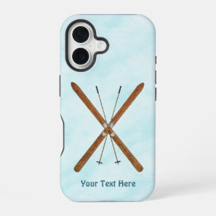 Skis On Snow OtterBox iPhone Case für Langlaufski 16 Hülle