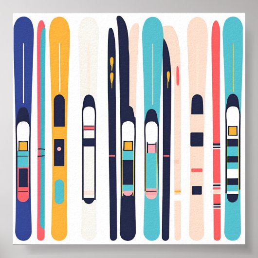 Skis Poster (Vorne)