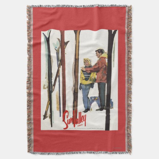 Skis stehend oben im Schnee durch Paar-Plakat Decke (Vorderseite Vertikal)