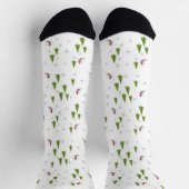 Skis und Pine Trees Socken (Oben)