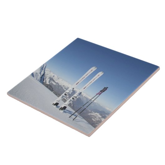 Skis und Ski Polen Fliese (Seite)