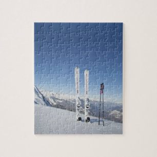 Skis und Ski Polen Puzzle