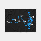 SkiScherIst Das Leiwandste Fleecedecke (Vorderseite (Horizontal))