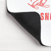 Skischnee in Utah Skigebiet Urlaub Mousepad (Ecke)