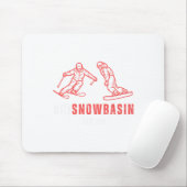 Skischnee in Utah Skigebiet Urlaub Mousepad (Mit Mouse)