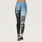 Skischneit Winterberg Blauer Himmel Leggings (Rückseite)