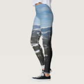 Skischneit Winterberg Blauer Himmel Leggings (Links)