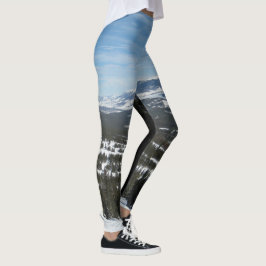Skischneit Winterberg Blauer Himmel Leggings