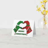 Skischuhe Handgelenkform Personalisiert Karte (Gelbe Blume)