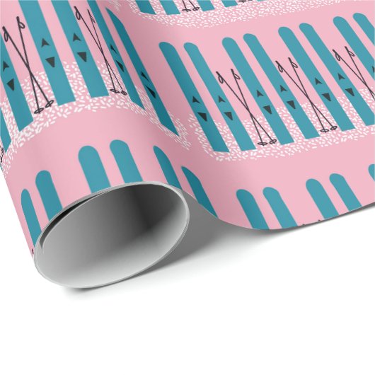 Skischuhpapier Geschenkpapier (Rolleneckpunkt)