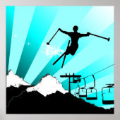 Skischuhweg Poster (Vorne)