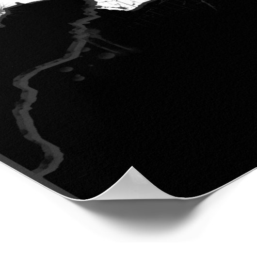 Skischuhweg Poster (Ecke)