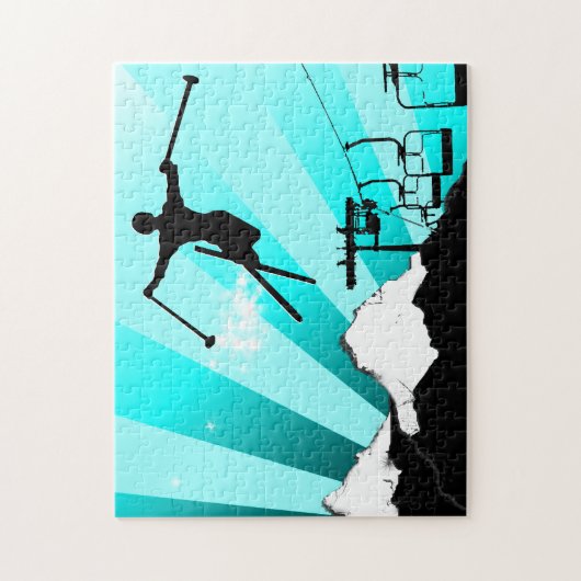 Skischuhweg Puzzle (Vertikal)