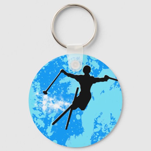 Skischuhweg Schlüsselanhänger (Vorderseite)