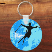 Skischuhweg Schlüsselanhänger (Vorderseite)