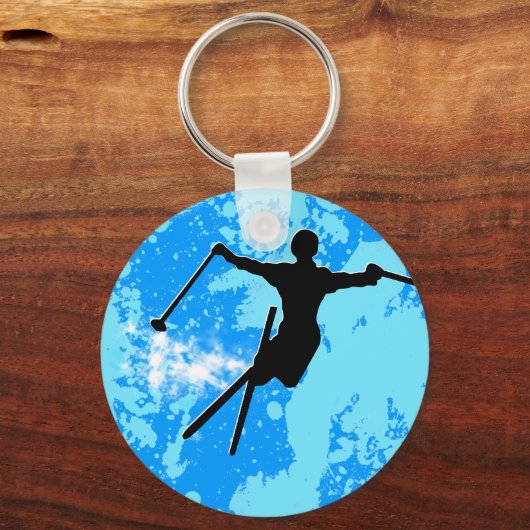 Skischuhweg Schlüsselanhänger (Vorderseite)